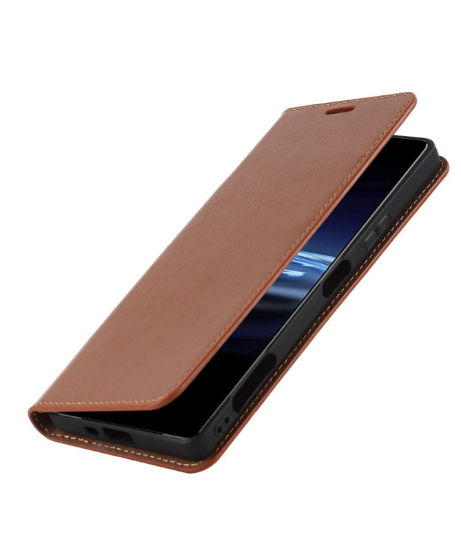 Housse Sony Xperia Pro-I Cuir Porte Cartes Fonction Support