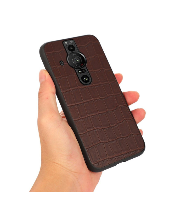 Coque Sony Xperia Pro-I Chic Croco