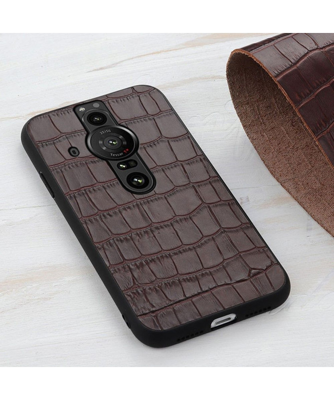 Coque Sony Xperia Pro-I Chic Croco