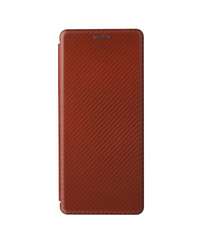 Housse Sony Xperia Pro-I simili cuir fibre de carbone