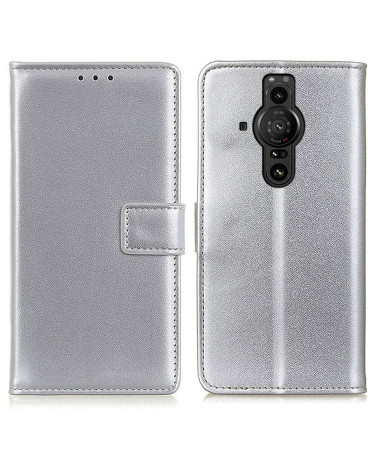 Housse Sony Xperia Pro-I simili cuir basique