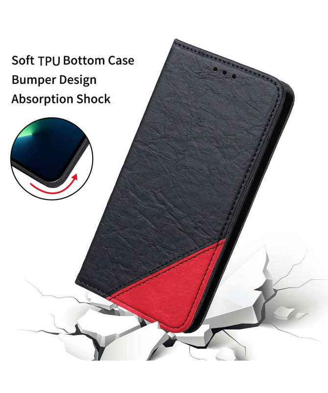 Housse Sony Xperia Pro-I flip cover simili cuir rétro