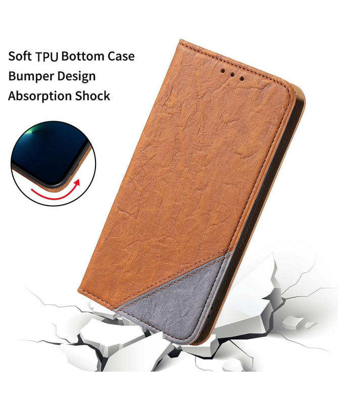 Housse Sony Xperia Pro-I flip cover simili cuir rétro