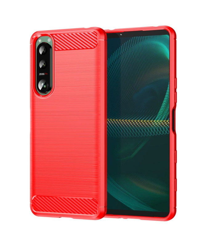 Coque Sony Xperia 5 III flexible effet brossé