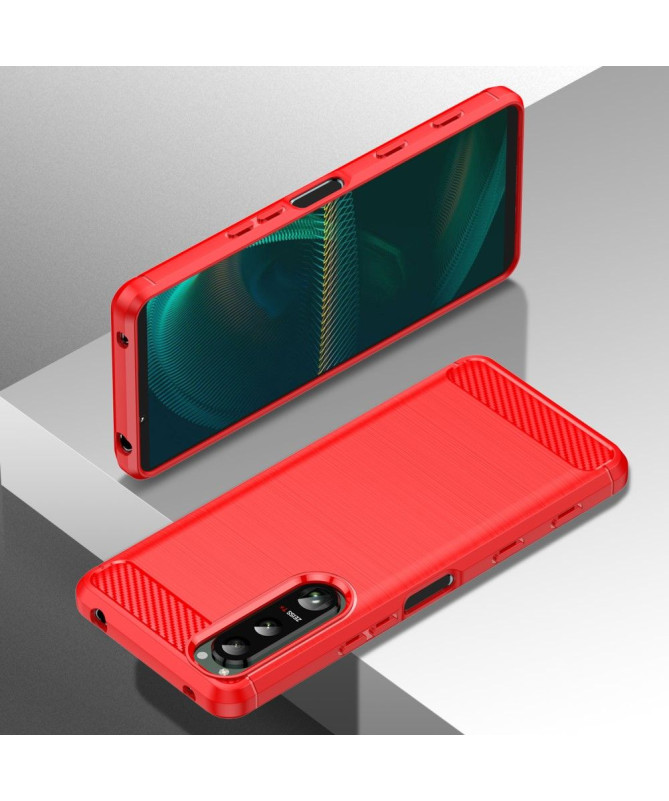 Coque Sony Xperia 5 III flexible effet brossé
