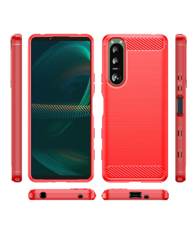 Coque Sony Xperia 5 III flexible effet brossé
