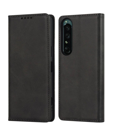 Housse Sony Xperia 1 IV Rabat Porte-Cartes Simili Cuir