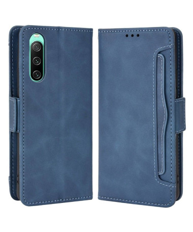 Housse Sony Xperia 10 IV Premium avec Porte Cartes