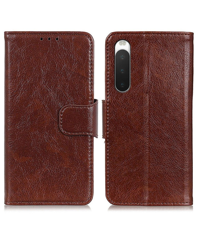 Housse Sony Xperia 10 IV Style Cuir Vieilli