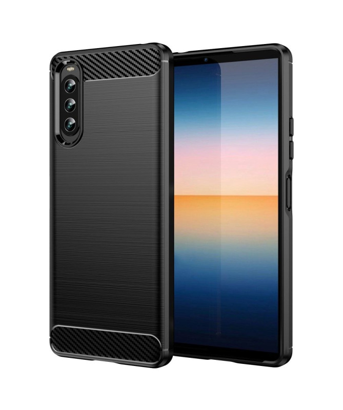 Coque Sony Xperia 10 IV effet brossé silicone