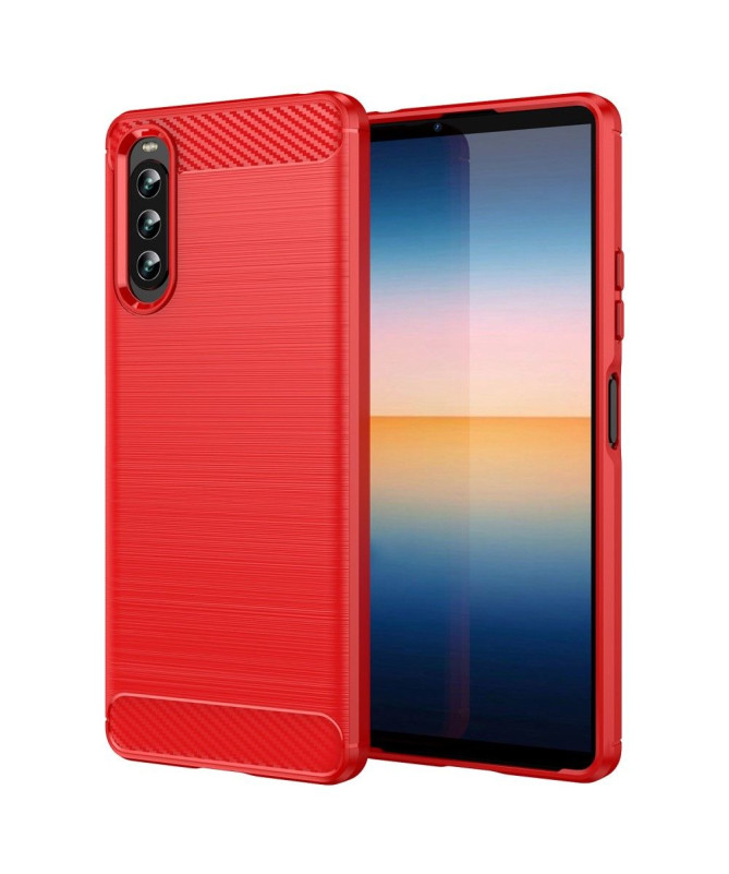 Coque Sony Xperia 10 IV effet brossé silicone