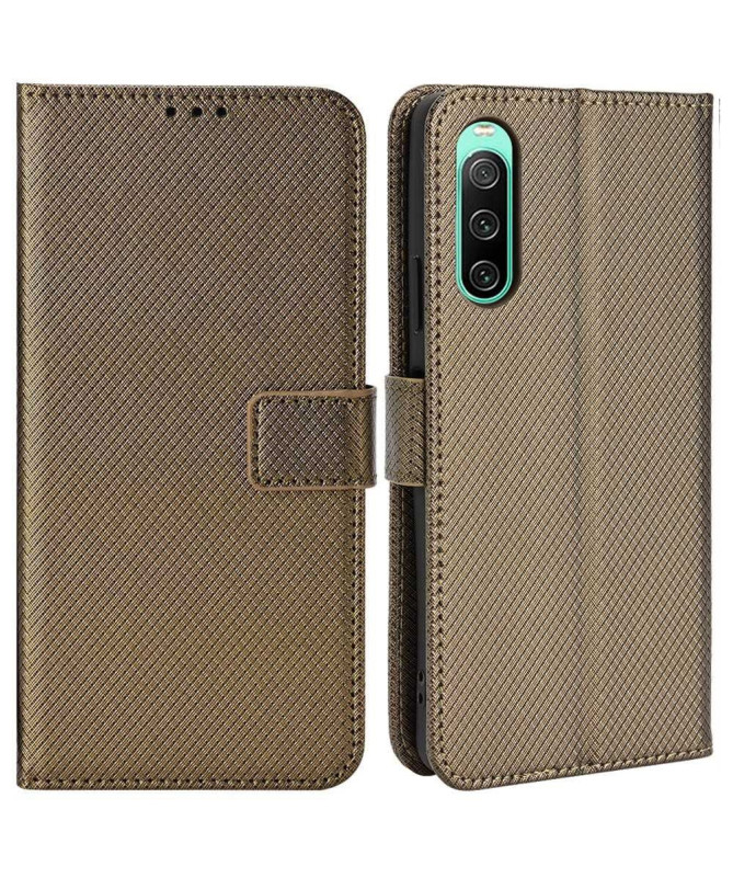 Housse Sony Xperia 10 IV LUCINDA Rabat Porte-Cartes