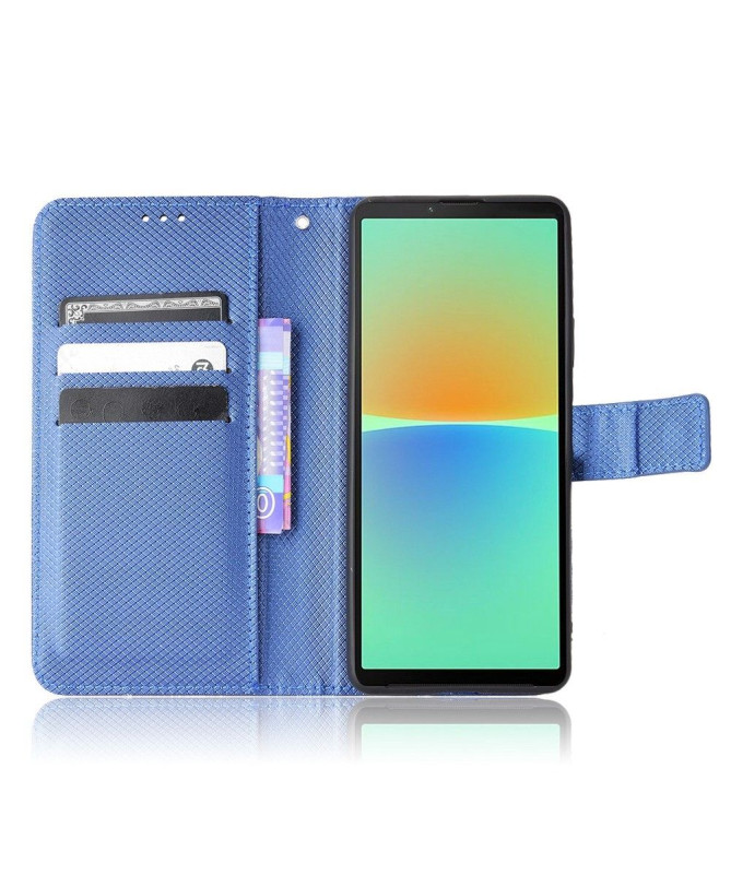 Housse Sony Xperia 10 IV LUCINDA Rabat Porte-Cartes