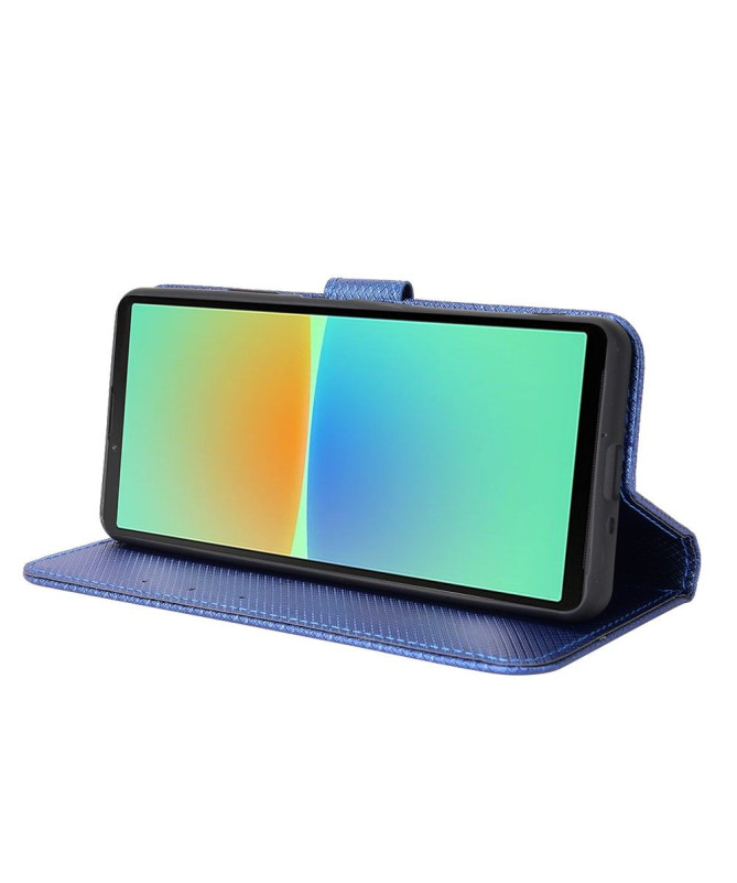 Housse Sony Xperia 10 IV LUCINDA Rabat Porte-Cartes