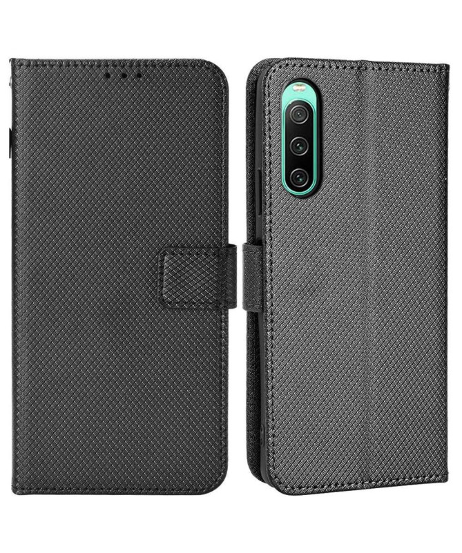 Housse Sony Xperia 10 IV LUCINDA Rabat Porte-Cartes
