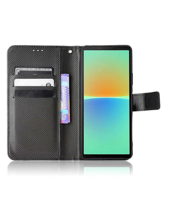 Housse Sony Xperia 10 IV LUCINDA Rabat Porte-Cartes