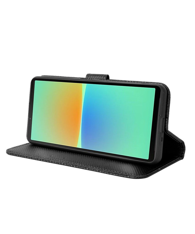 Housse Sony Xperia 10 IV LUCINDA Rabat Porte-Cartes