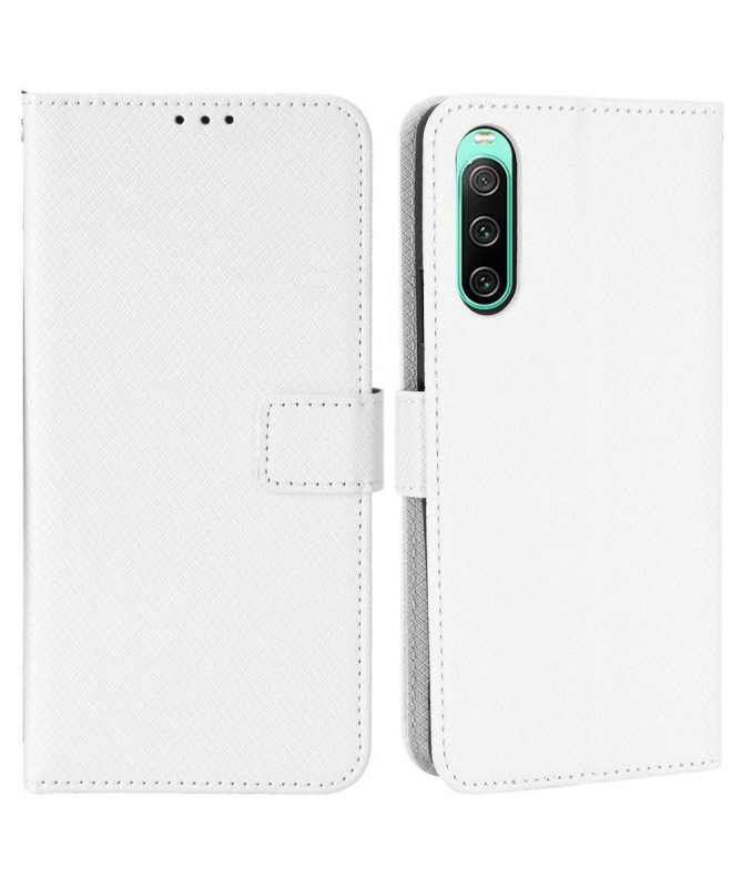 Housse Sony Xperia 10 IV LUCINDA Rabat Porte-Cartes