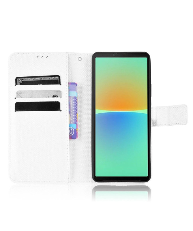 Housse Sony Xperia 10 IV LUCINDA Rabat Porte-Cartes