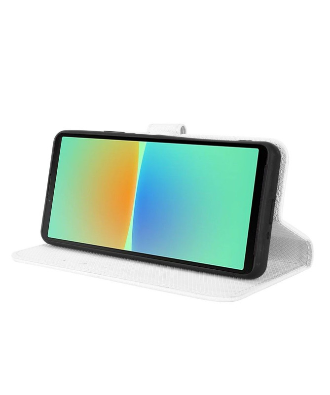 Housse Sony Xperia 10 IV LUCINDA Rabat Porte-Cartes