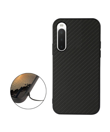 Coque Sony Xperia 10 IV Style Fibre de Carbone