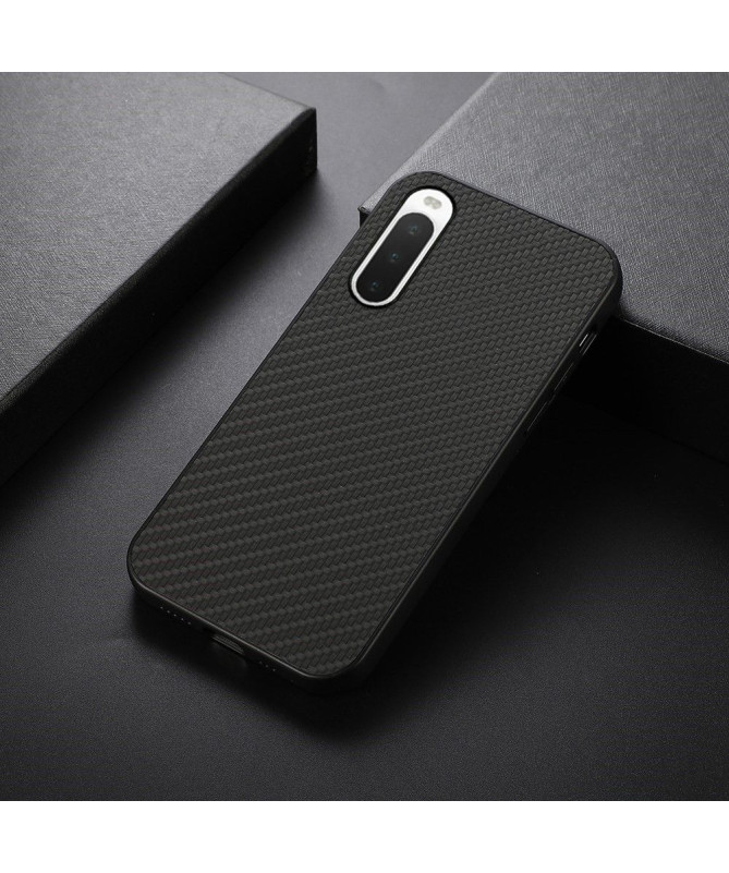 Coque Sony Xperia 10 IV Style Fibre de Carbone