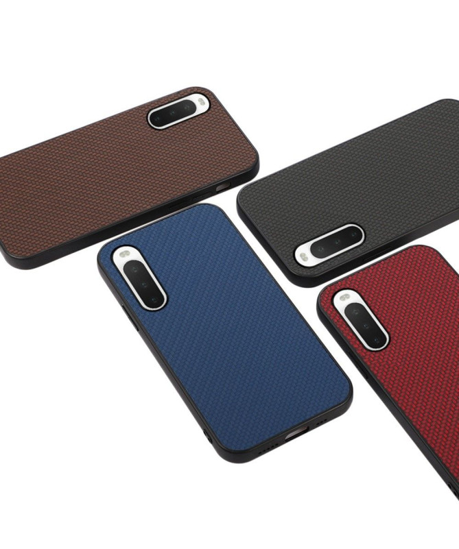 Coque Sony Xperia 10 IV Style Fibre de Carbone