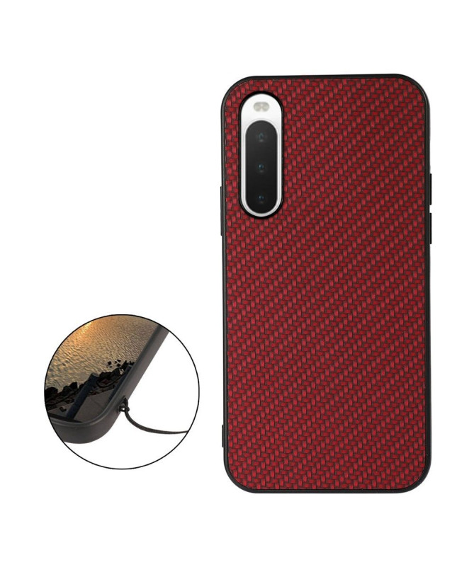 Coque Sony Xperia 10 IV Style Fibre de Carbone