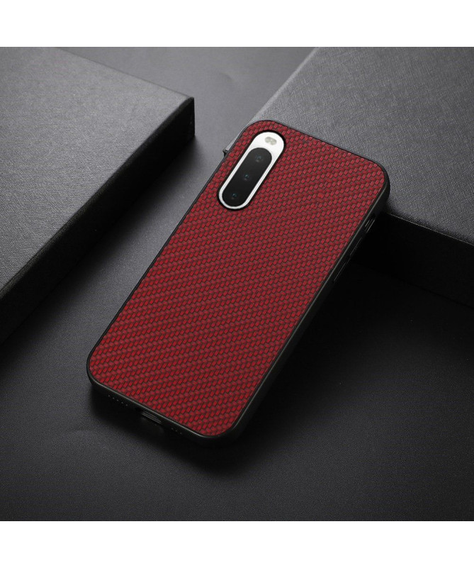 Coque Sony Xperia 10 IV Style Fibre de Carbone