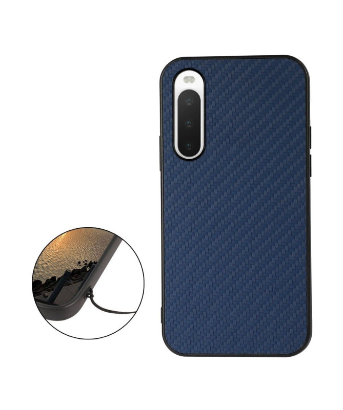 Coque Sony Xperia 10 IV Style Fibre de Carbone