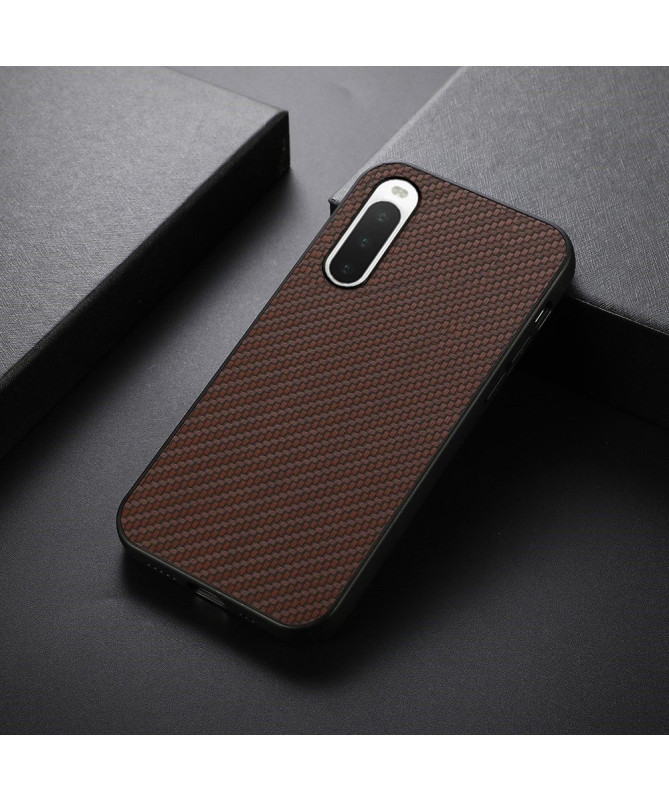 Coque Sony Xperia 10 IV Style Fibre de Carbone