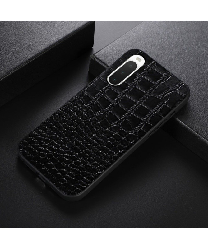 Coque Sony Xperia 10 IV Colette Cuir Effet Croco