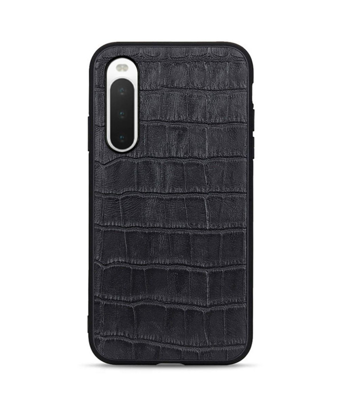 Coque Sony Xperia 10 IV Chic aspect peau de croco