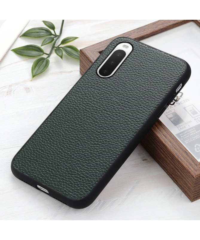 Coque Sony Xperia 10 IV Cuir Grainé