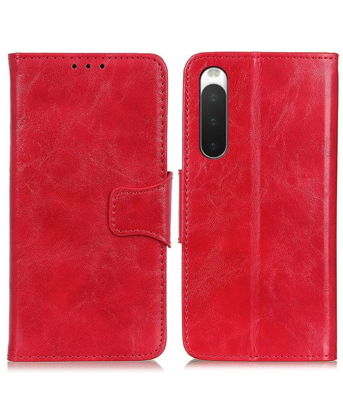 Étui Sony Xperia 10 IV Edouard simili cuir classique