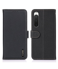Housse Sony Xperia 10 IV Cuir Grainé KHAZNEH