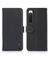 Housse Sony Xperia 10 IV Cuir Grainé KHAZNEH