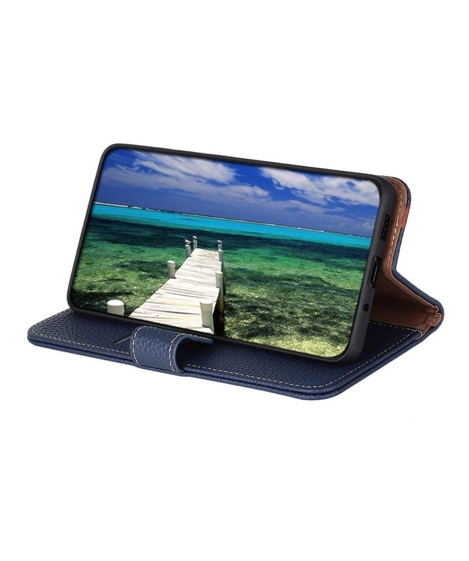 Housse Sony Xperia 10 IV Cuir Grainé KHAZNEH
