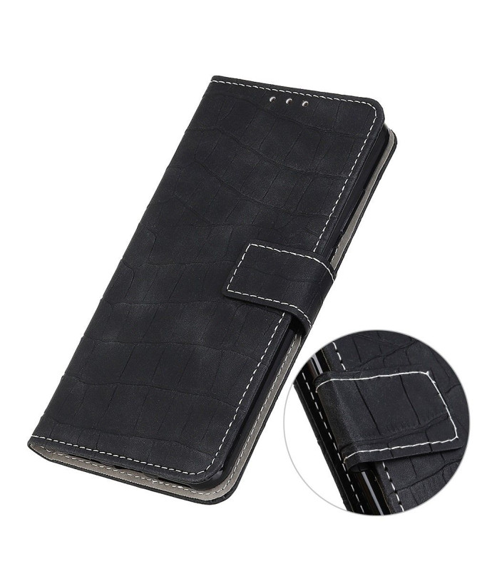 Housse Sony Xperia 10 IV Aspect Croco coutures