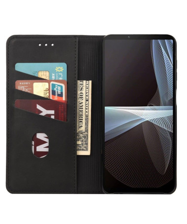 Housse Sony Xperia 10 IV Business Folio simili cuir