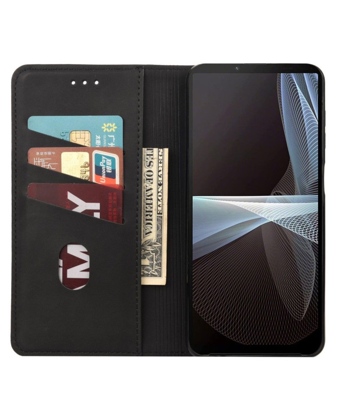 Housse Sony Xperia 10 IV Business Folio simili cuir