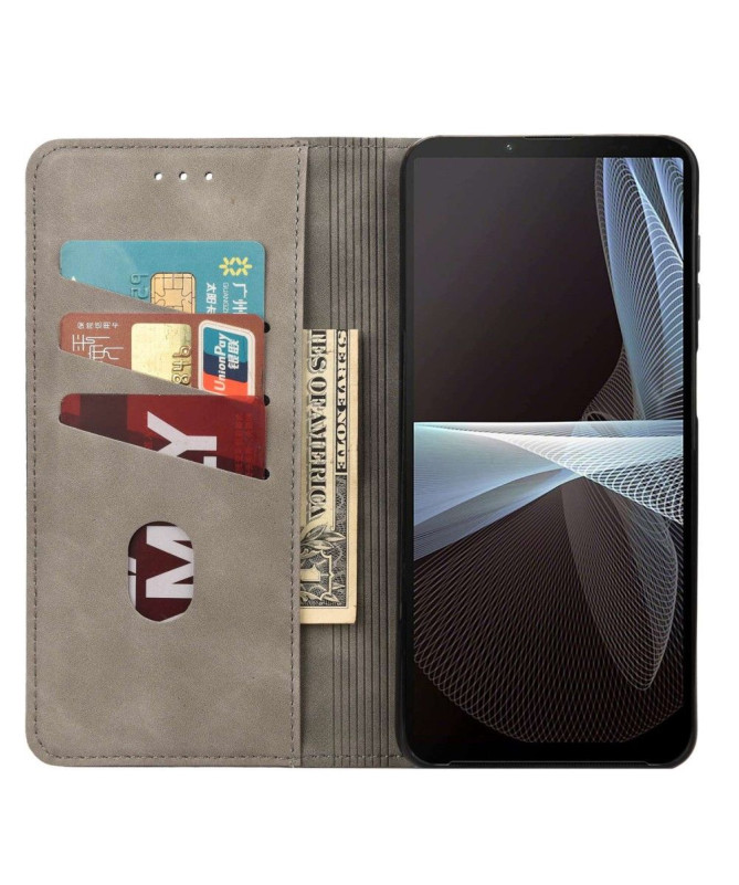 Housse Sony Xperia 10 IV Business Folio simili cuir
