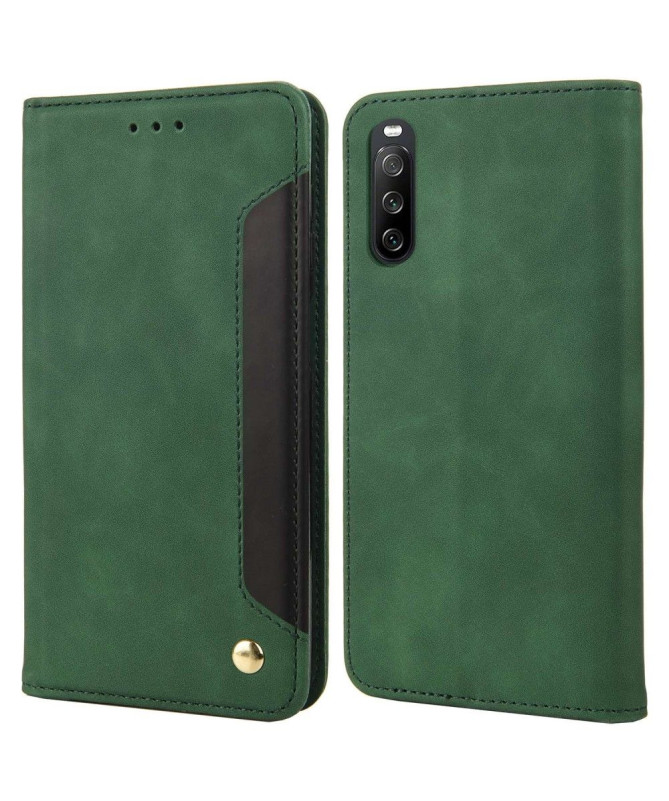 Housse Sony Xperia 10 IV Business Folio simili cuir
