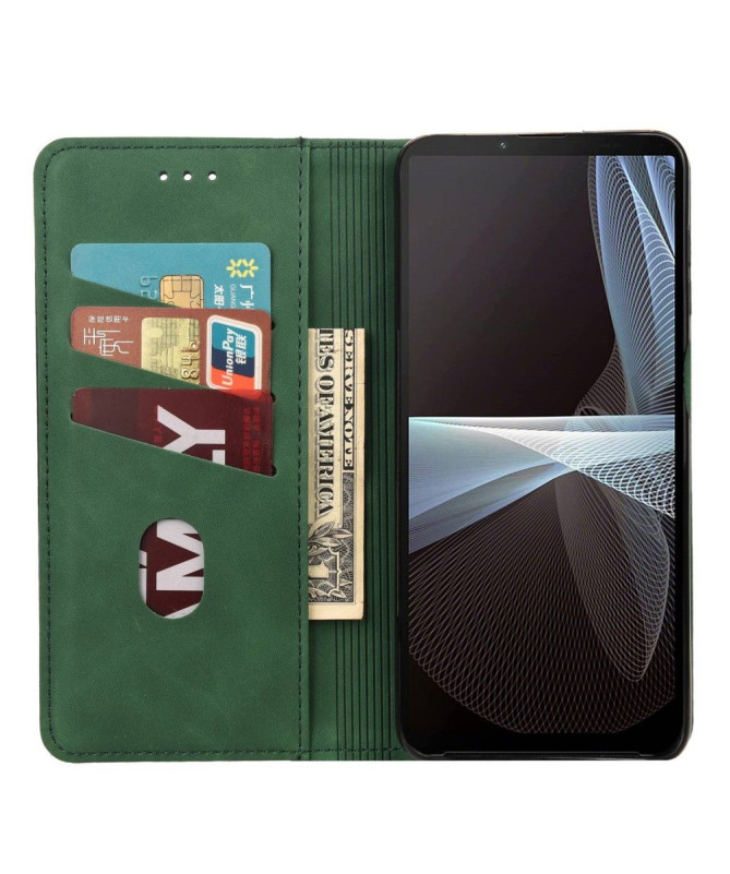 Housse Sony Xperia 10 IV Business Folio simili cuir