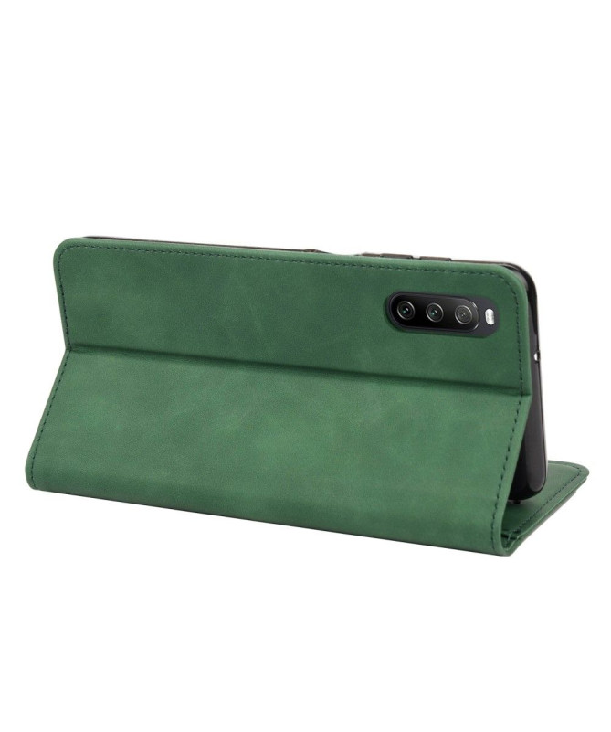 Housse Sony Xperia 10 IV Business Folio simili cuir