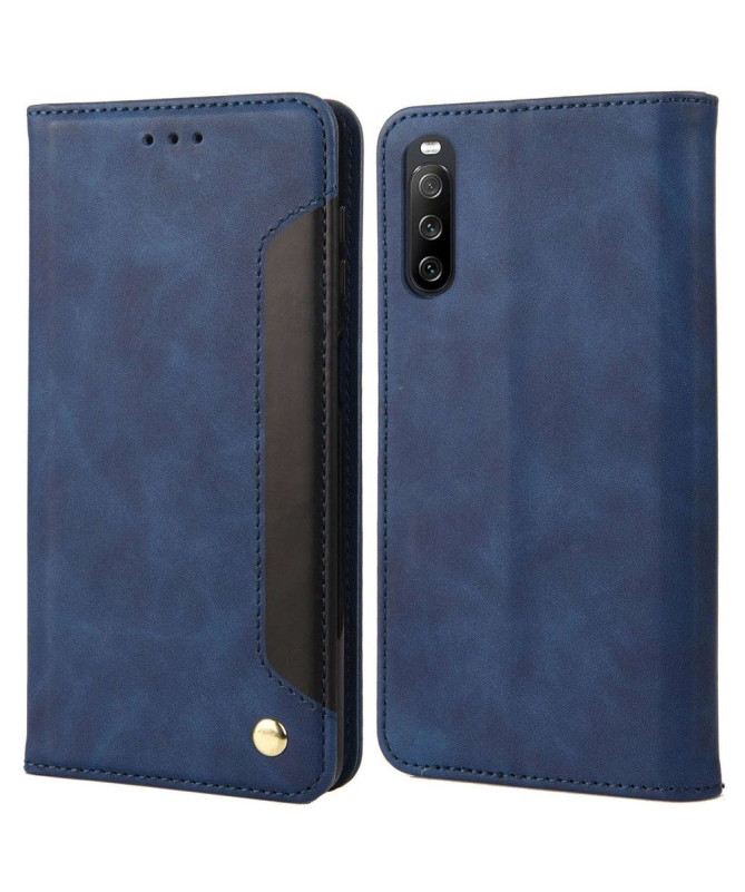 Housse Sony Xperia 10 IV Business Folio simili cuir