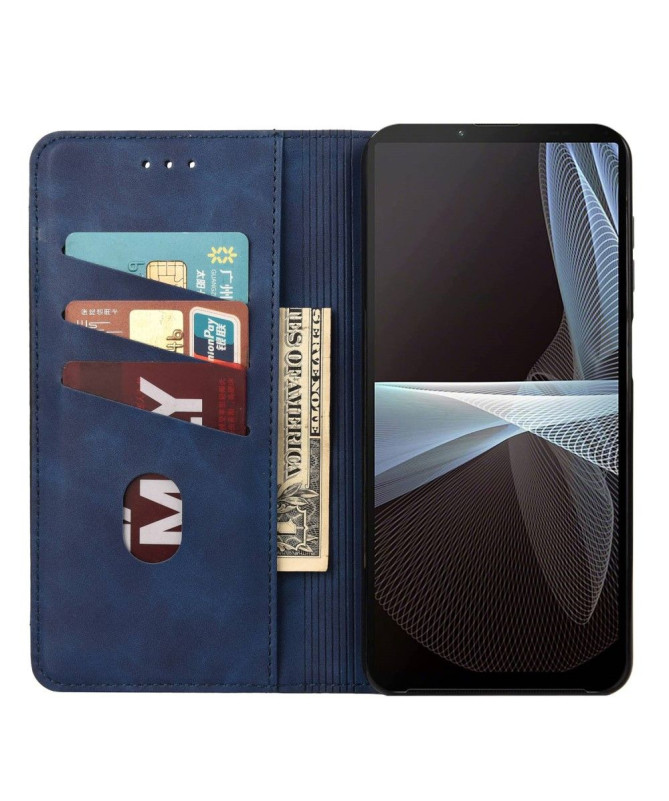 Housse Sony Xperia 10 IV Business Folio simili cuir
