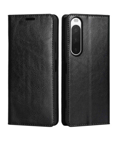 Housse Sony Xperia 10 IV Cuir Porte Cartes Fonction Support