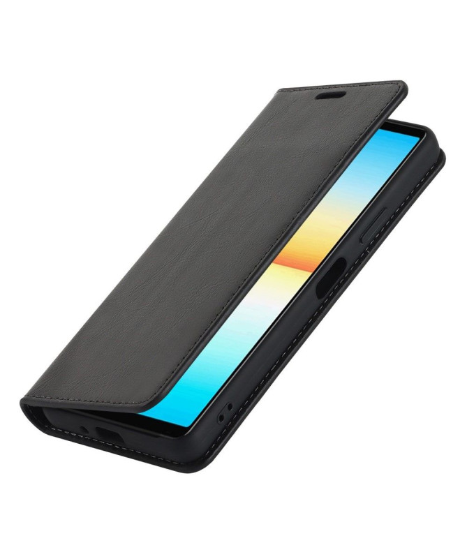 Housse Sony Xperia 10 IV Cuir Porte Cartes Fonction Support