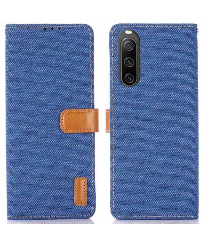 Housse Sony Xperia 10 IV Oxford effet toile